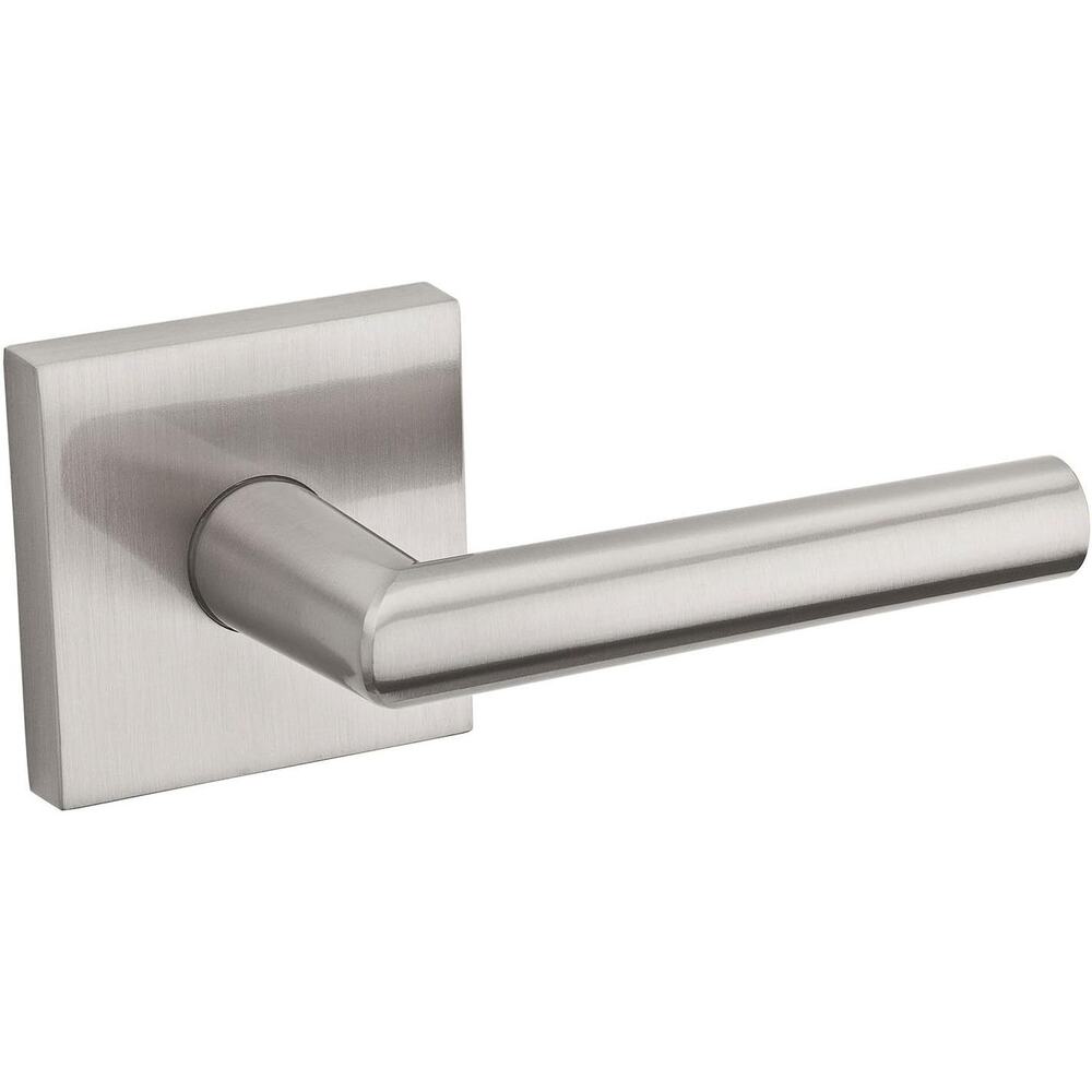 Kwikset‎ 154MILSQT-15 Milan Square Passage Door Lock Satin Nickel Finish